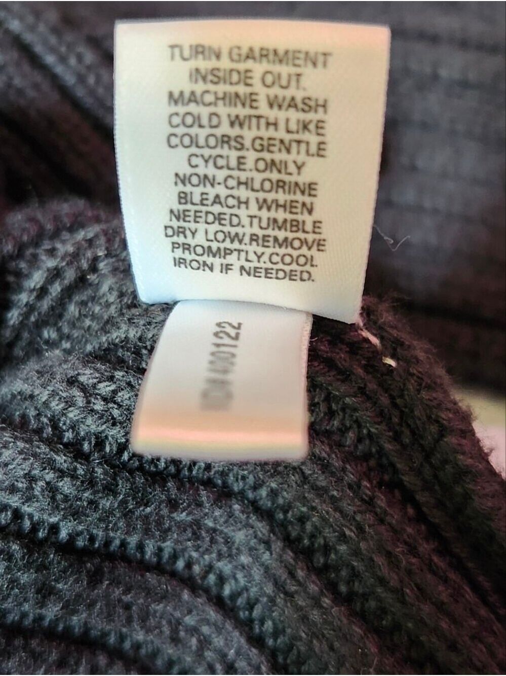 Express Black Ribbed Zip-Front Cardigan - Picture 6 of 6